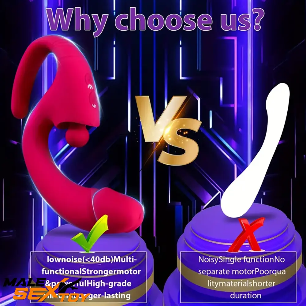 8.6in Auto Vibrating Impacting Big Dildo BDSM Sex Toy For Female Male Sex Toy