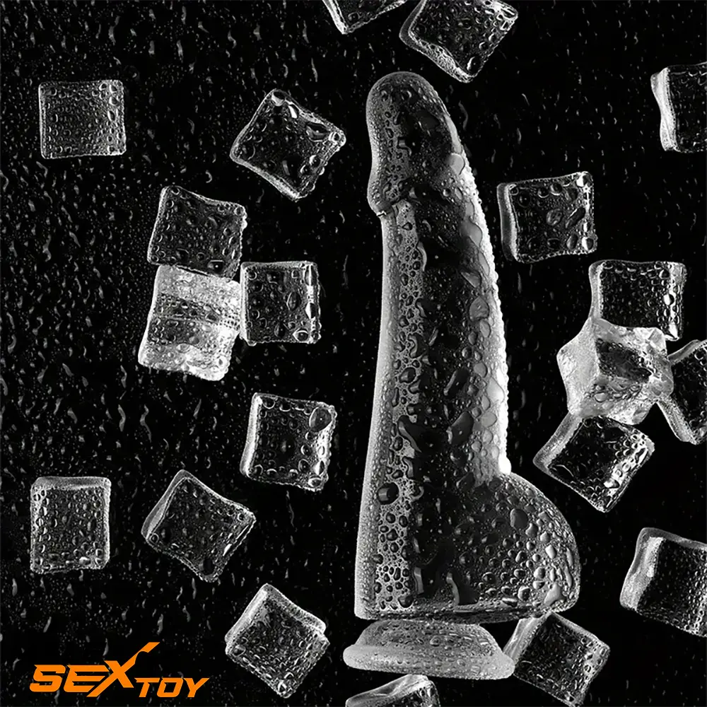 5.9in 7.08in 8.07in 9.64in 10.82in Crystal Clear Dildo For Female Male Sex Toy