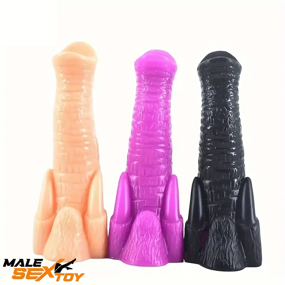 7.68in Elephant Animal Real Cock Dildo Penis Anal Expander For Female Male Sex Toy