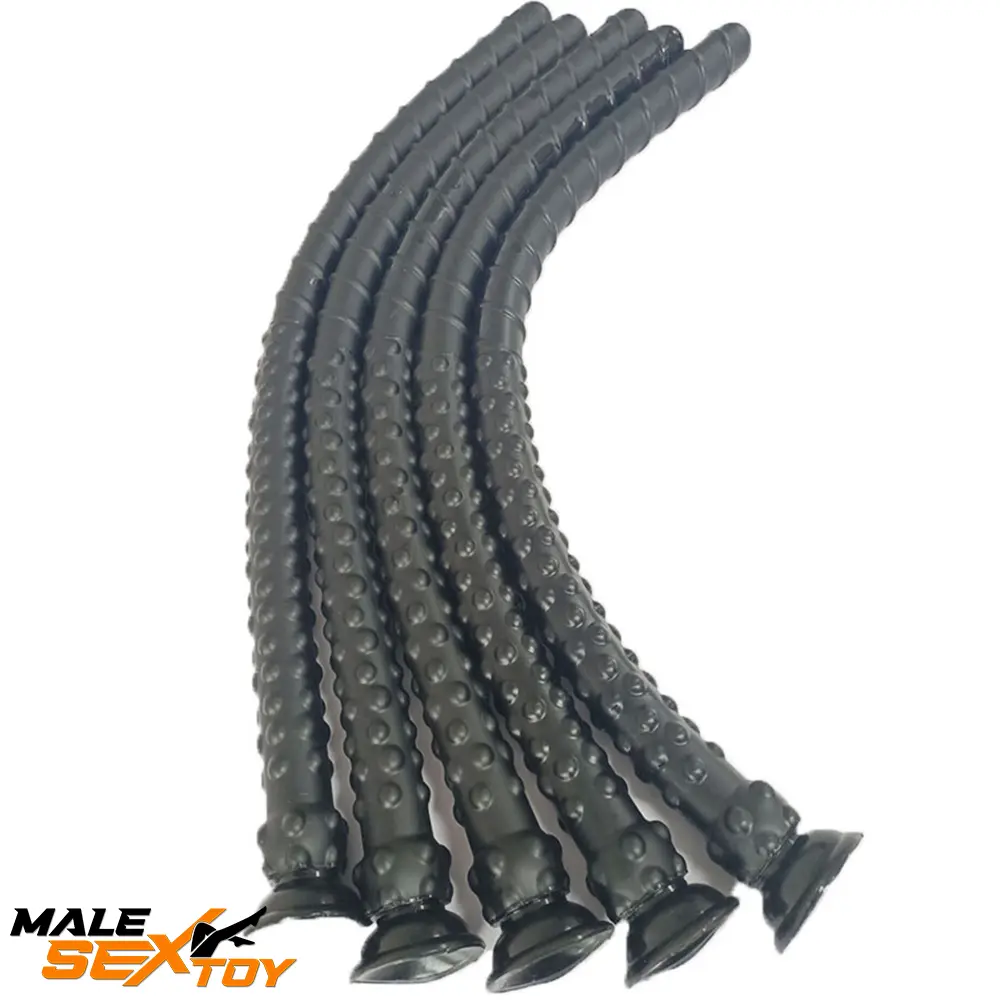 27.56in Silicone Soft Huge Long Spiked Penis Rebar Dildo Butt Plug Male Sex Toy