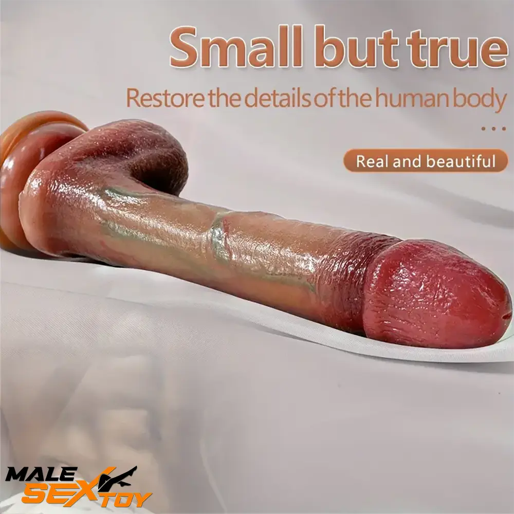 7.48in 8.66in Real Lifelike Silicone Soft Dildo For Female Clit Pleasure Male Sex Toy