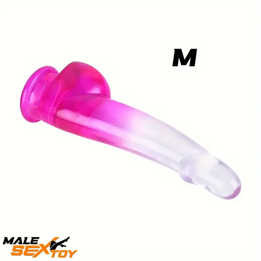 5.9in 6.88in 8.26in 9.84in Real Dildo Penis Anal Expander For Female Male Sex Toy