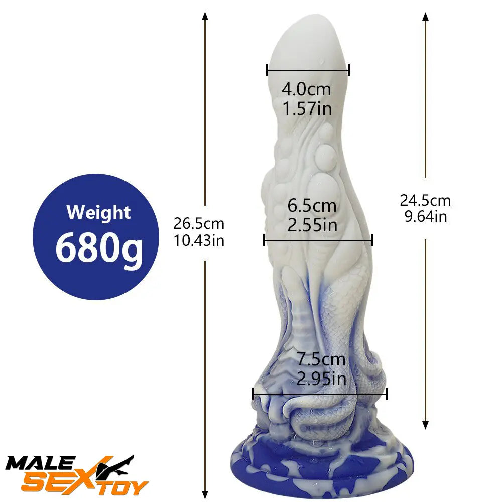 10.43in Big Dragon Monster Silicone Dildo For Anal Vaginal Fucking Male Sex Toy