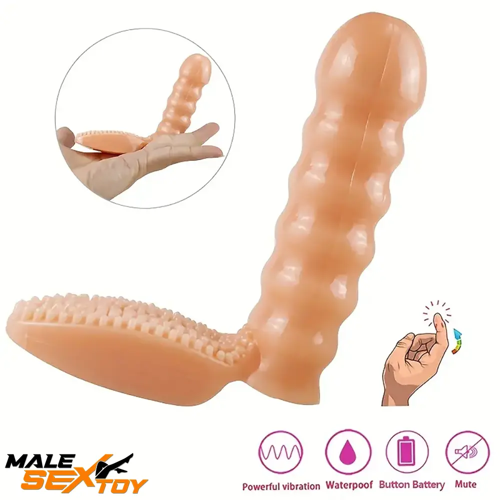 4.06in Vibrating Middle Dildo For Anal Prostate G Spot Penis Vibrator Male Sex Toy