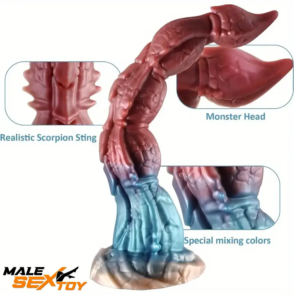 16.1in Big Long Cock Dragon Monster Silicone Dildo For Anus Fucking Male Sex Toy