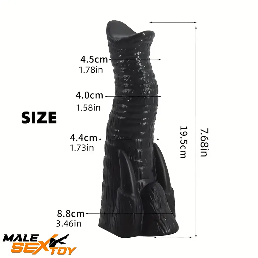 7.68in Elephant Animal Real Cock Dildo Penis Anal Expander For Female Male Sex Toy