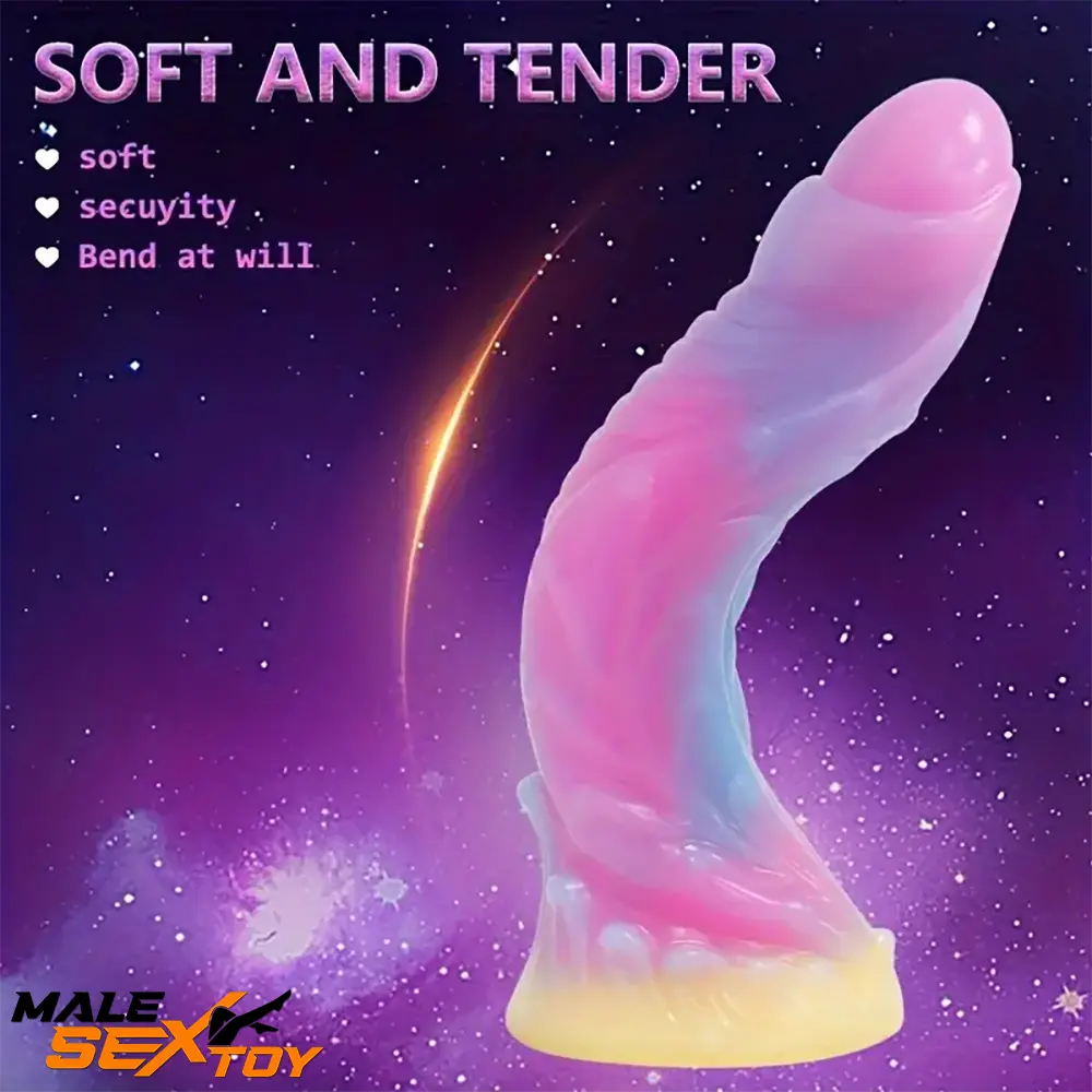 High-Quality Night-Glowing Silicone Fantasy Monster Cock Dildo Male Sex Toy