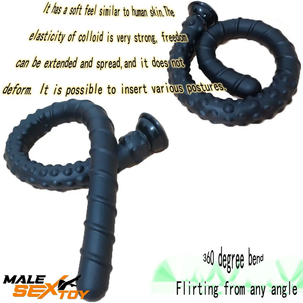 27.56in Silicone Soft Huge Long Spiked Penis Rebar Dildo Butt Plug Male Sex Toy