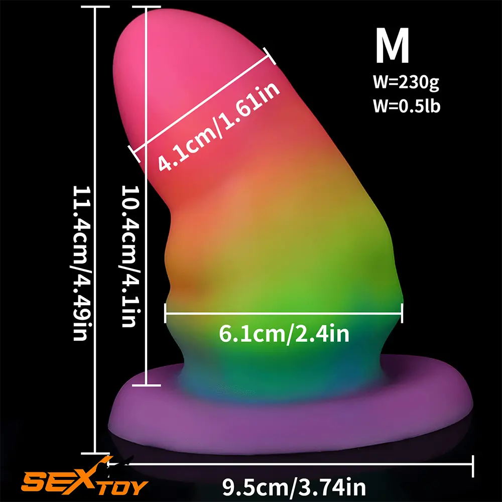 3.42in-7.2in Fantasy Small Silicone Soft Butt Plug Dildo For Anus Male Sex Toy