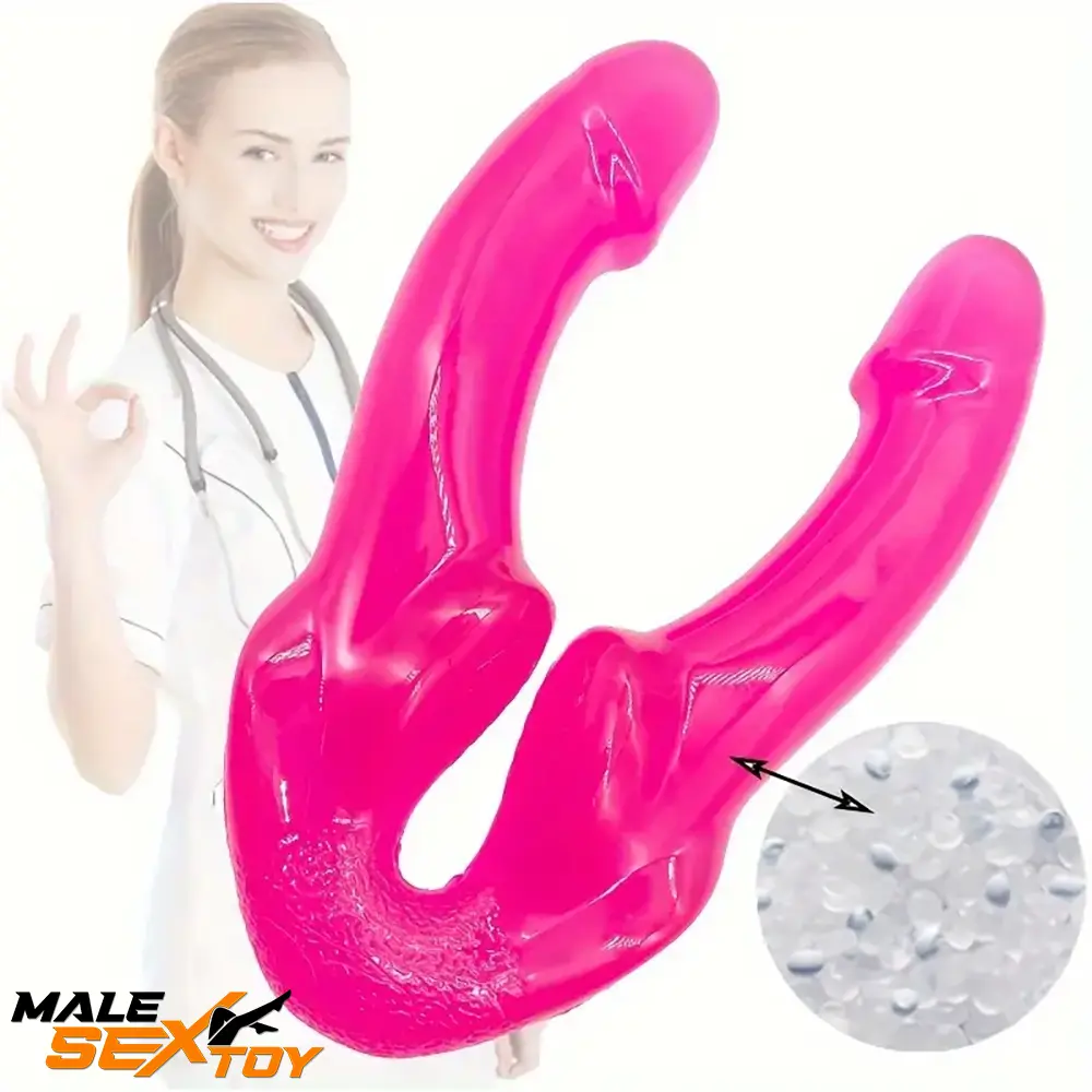 9.1in Double-Ended Big Dildo For Increased Stimulation Women Female Male Sex Toy