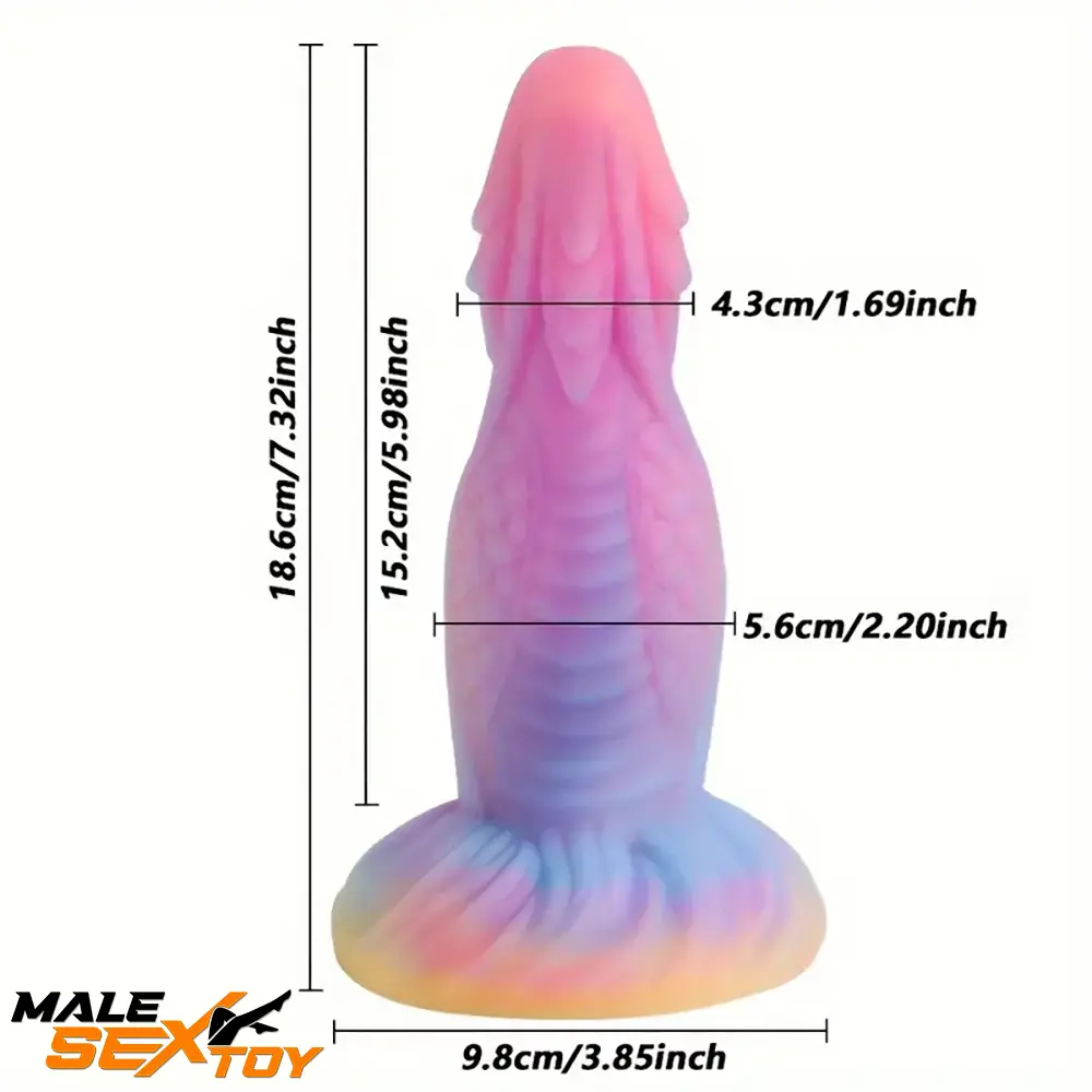 High-Quality Night-Glowing Silicone Fantasy Monster Cock Dildo Male Sex Toy