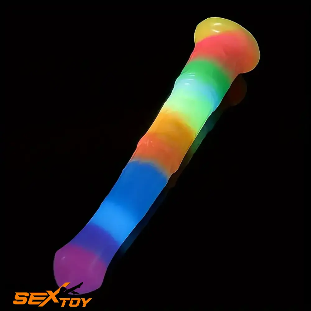 11.61in Big Silicone Cock Horse Luminous Animal Dildo BDSM Sex Love Male Sex Toy