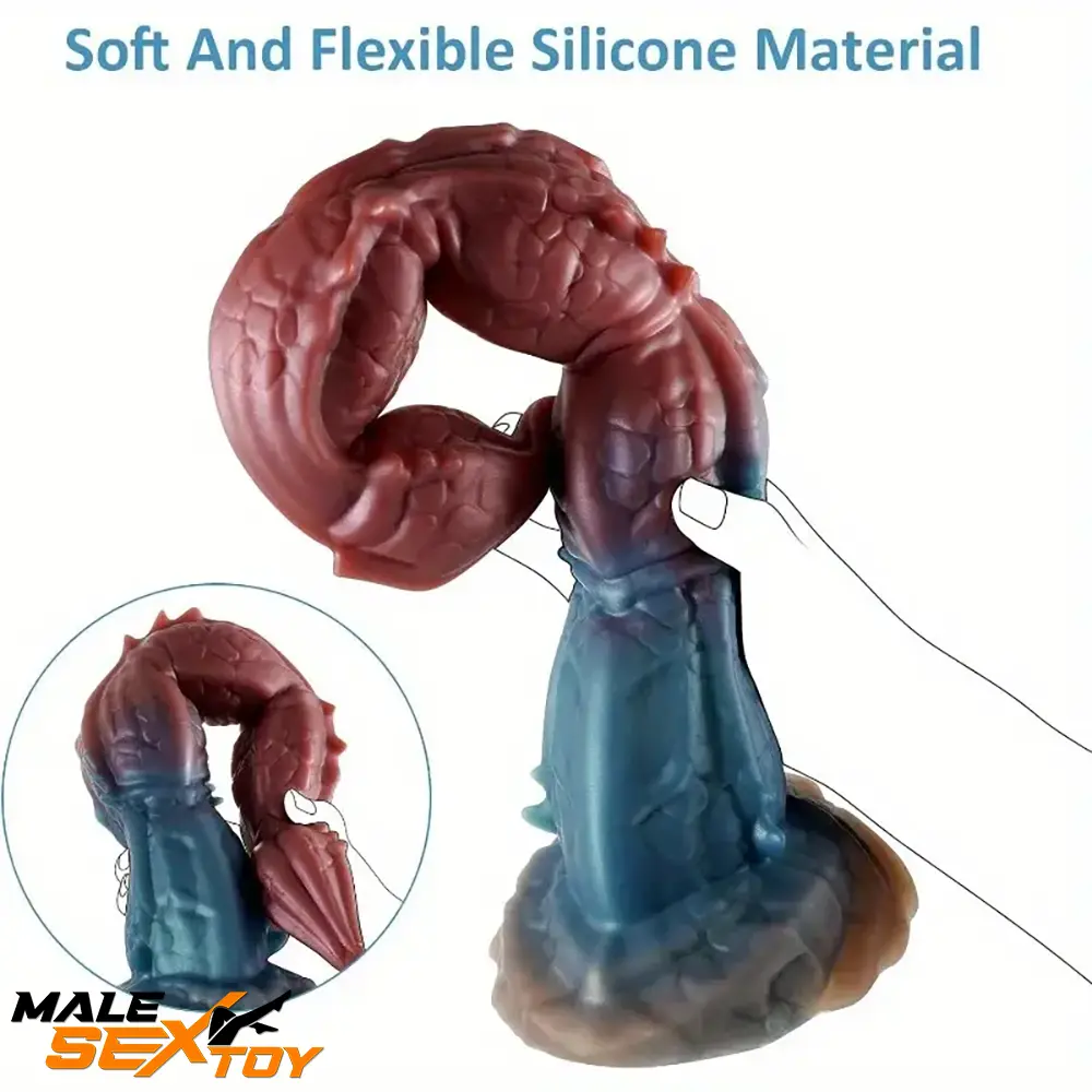 16.1in Big Long Cock Dragon Monster Silicone Dildo For Anus Fucking Male Sex Toy