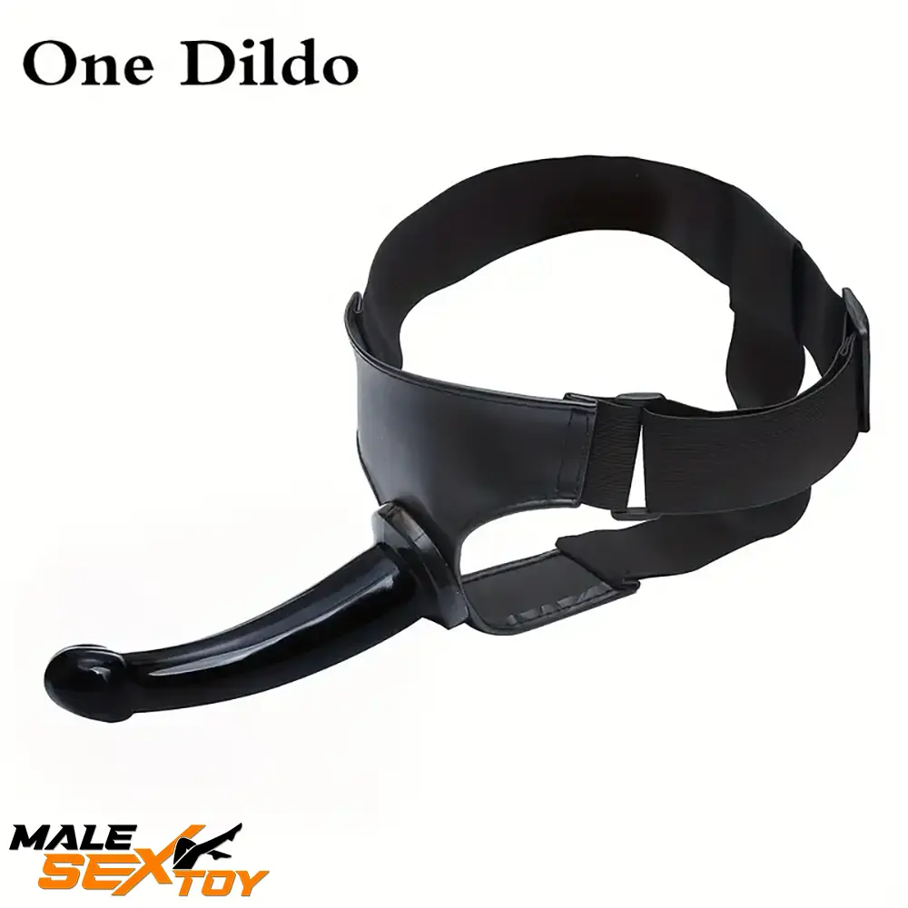 6.7in 7.7in Real Rubber Black Strap on Dildo Vaginal Clit Expander Male Sex Toy