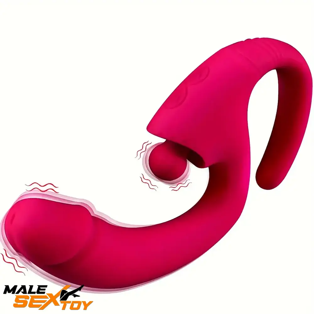 8.6in Auto Vibrating Impacting Big Dildo BDSM Sex Toy For Female Male Sex Toy