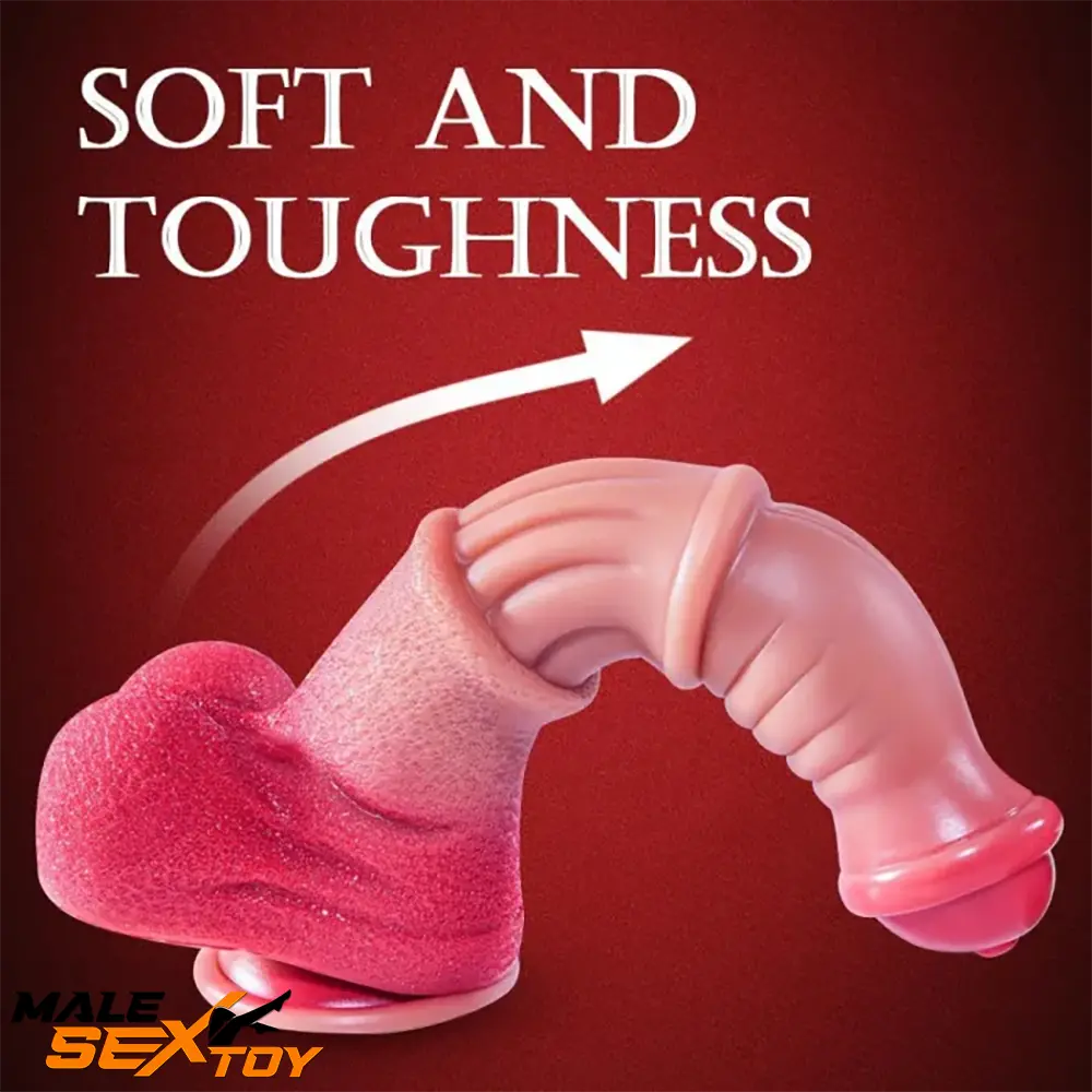 9.6in Silicone Big Soft Horse Cock Animal Dildo For Hands-free Sex Male Sex Toy