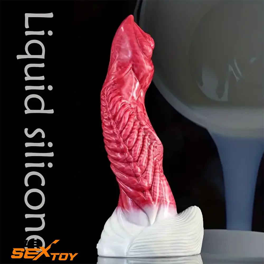 9.06in Real Cock Big Monster Penis Soft Silicone Dildo Anal Love Toy Male Sex Toy