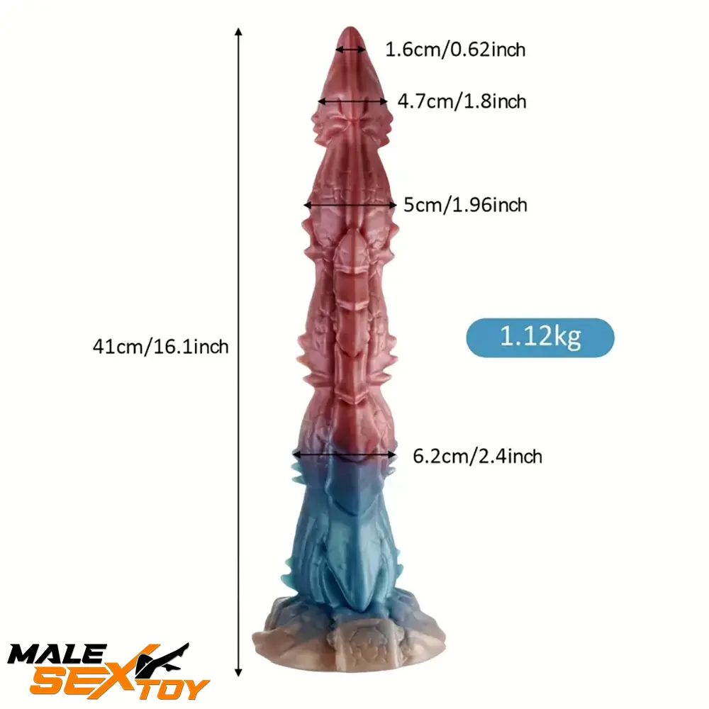 16.1in Big Long Cock Dragon Monster Silicone Dildo For Anus Fucking Male Sex Toy