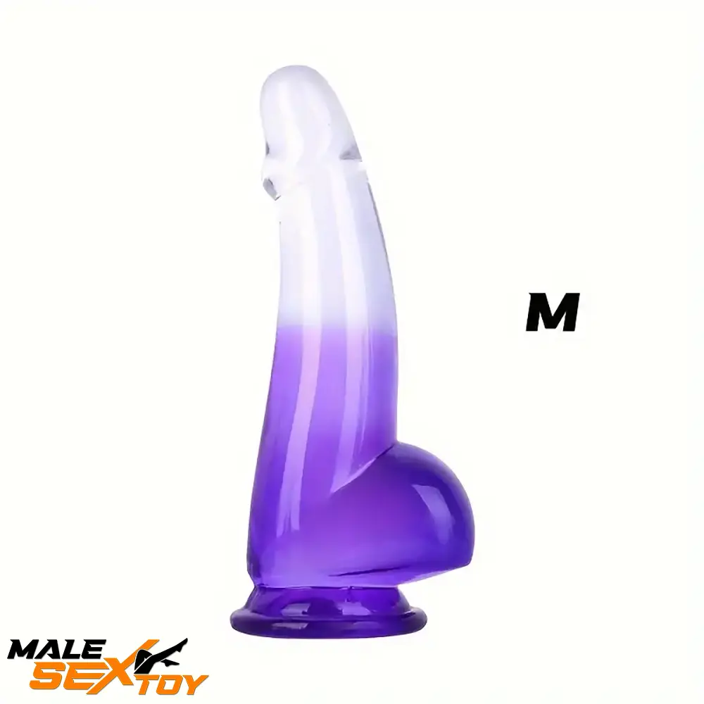 5.9in 6.88in 8.26in 9.84in Real Dildo Penis Anal Expander For Female Male Sex Toy