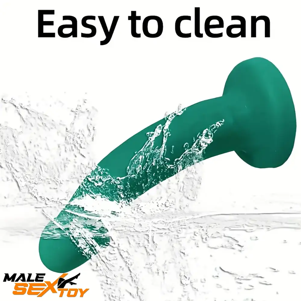 6.49in Real Lifelike Silicone Soft Dildo For Anus Female Stimulation Male Sex Toy