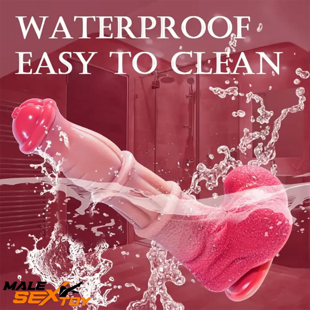 9.6in Silicone Big Soft Horse Cock Animal Dildo For Hands-free Sex Male Sex Toy