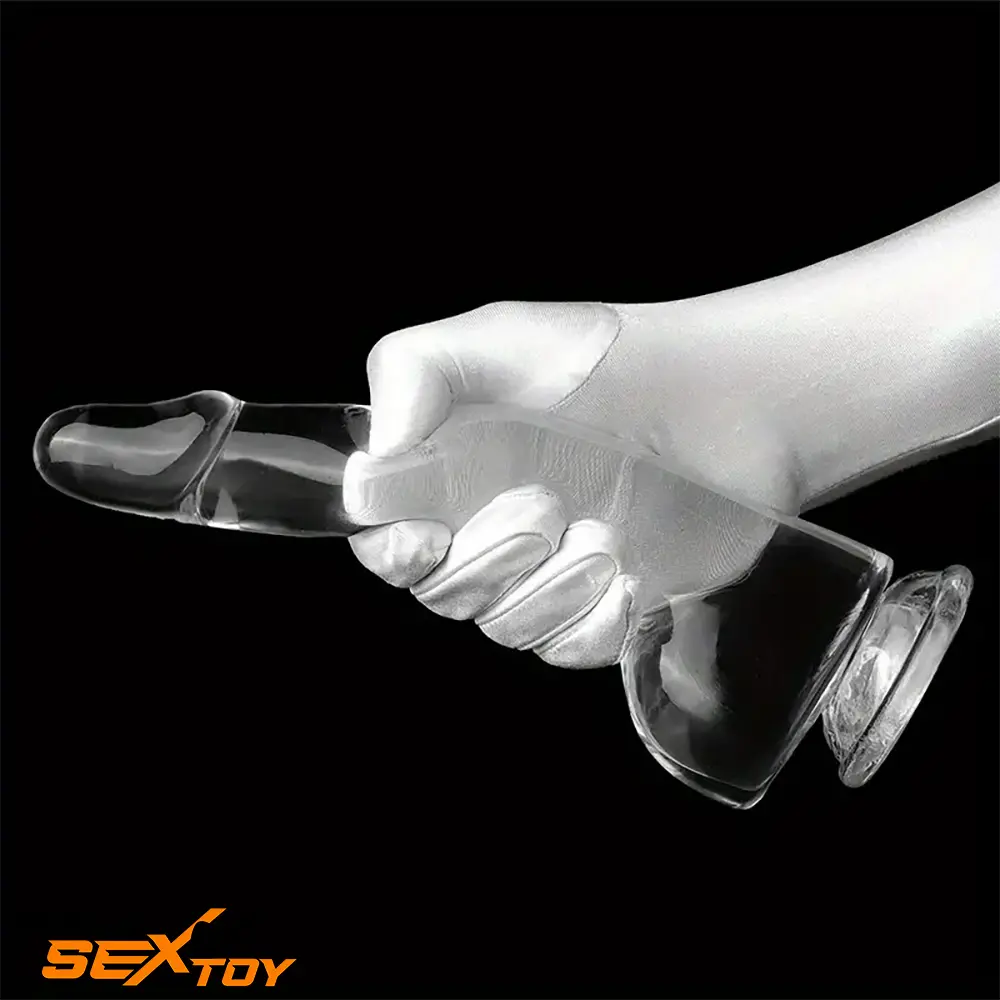 5.9in 7.08in 8.07in 9.64in 10.82in Crystal Clear Dildo For Female Male Sex Toy