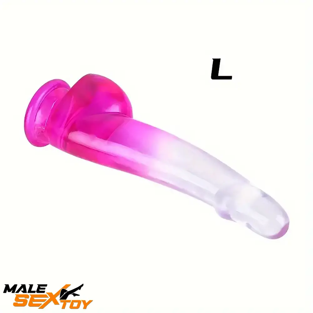 5.9in 6.88in 8.26in 9.84in Real Dildo Penis Anal Expander For Female Male Sex Toy