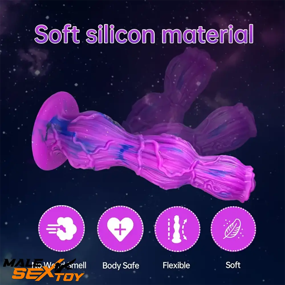 9.25in Fantasy Silicone Soft Big Dildo Women Vagina Female Sex Male Sex Toy