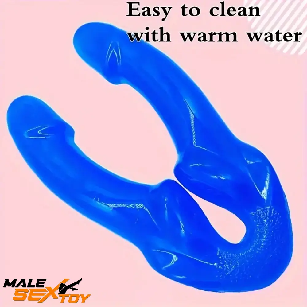 9.1in Double-Ended Big Dildo For Increased Stimulation Women Female Male Sex Toy