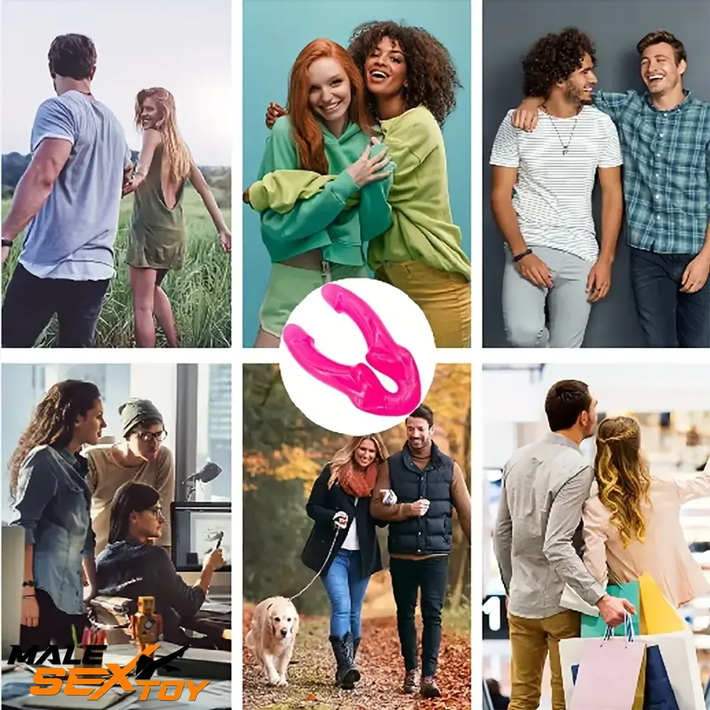 9.1in Double-Ended Big Dildo For Increased Stimulation Women Female Male Sex Toy