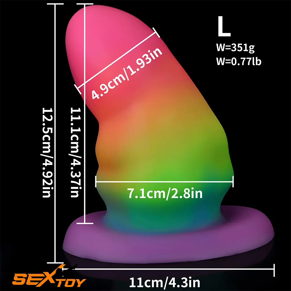 3.42in-7.2in Fantasy Small Silicone Soft Butt Plug Dildo For Anus Male Sex Toy