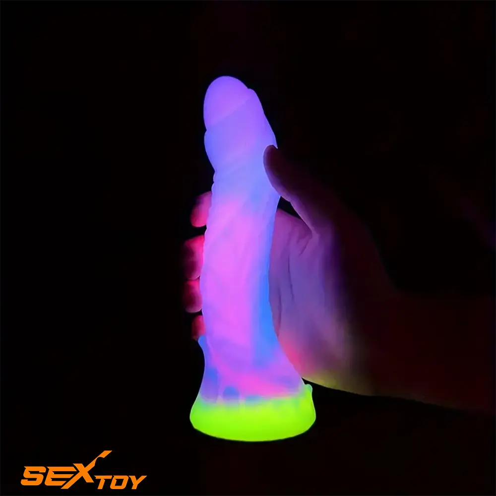 High-Quality Night-Glowing Silicone Fantasy Monster Cock Dildo Male Sex Toy