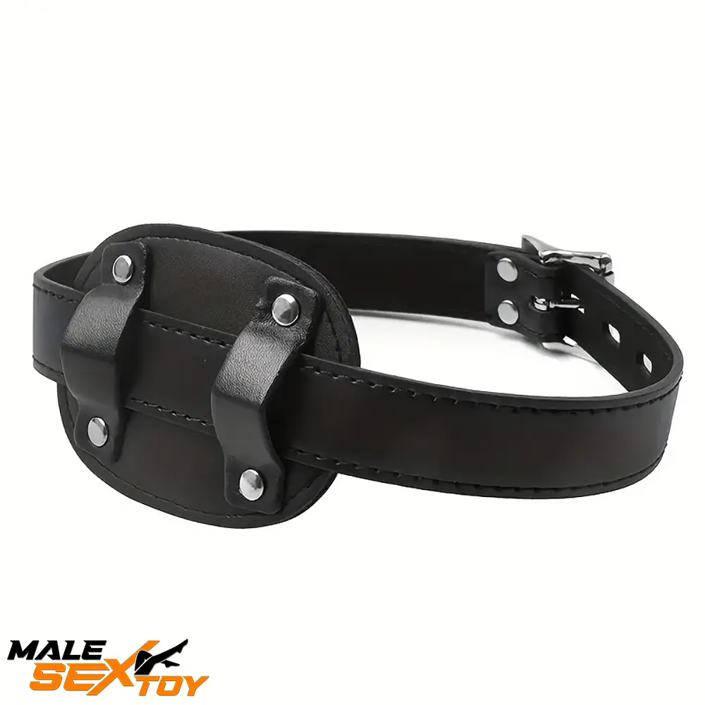 2.17in 3.74in Small Face Chine Dildo BDSM Penis Toy With PU Leather Male Sex Toy