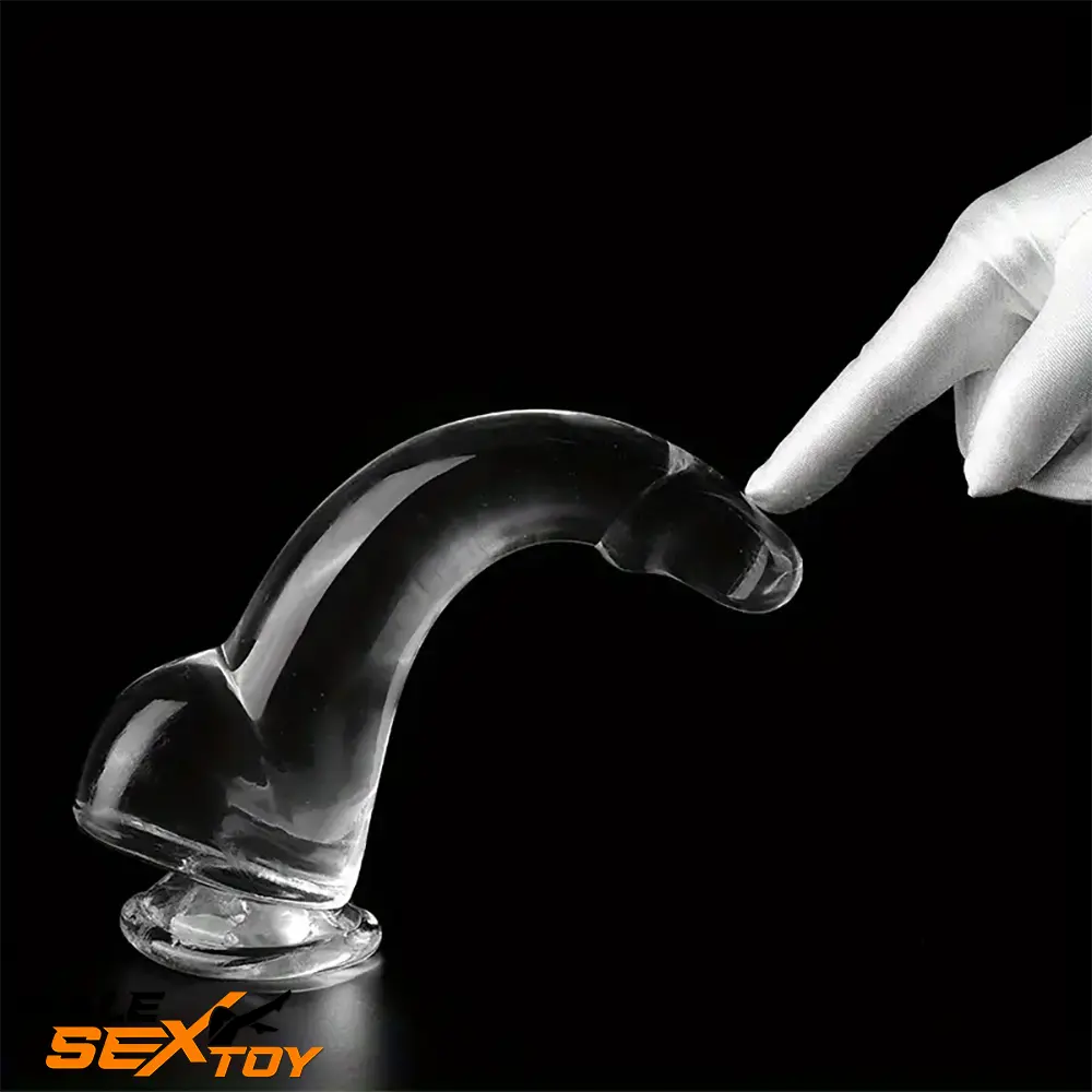 5.9in 7.08in 8.07in 9.64in 10.82in Crystal Clear Dildo For Female Male Sex Toy