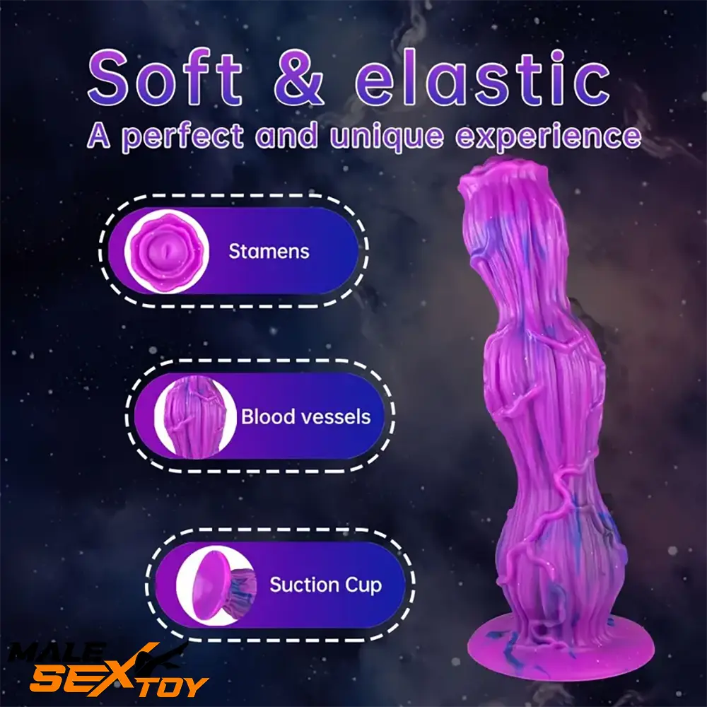 9.25in Fantasy Silicone Soft Big Dildo Women Vagina Female Sex Male Sex Toy