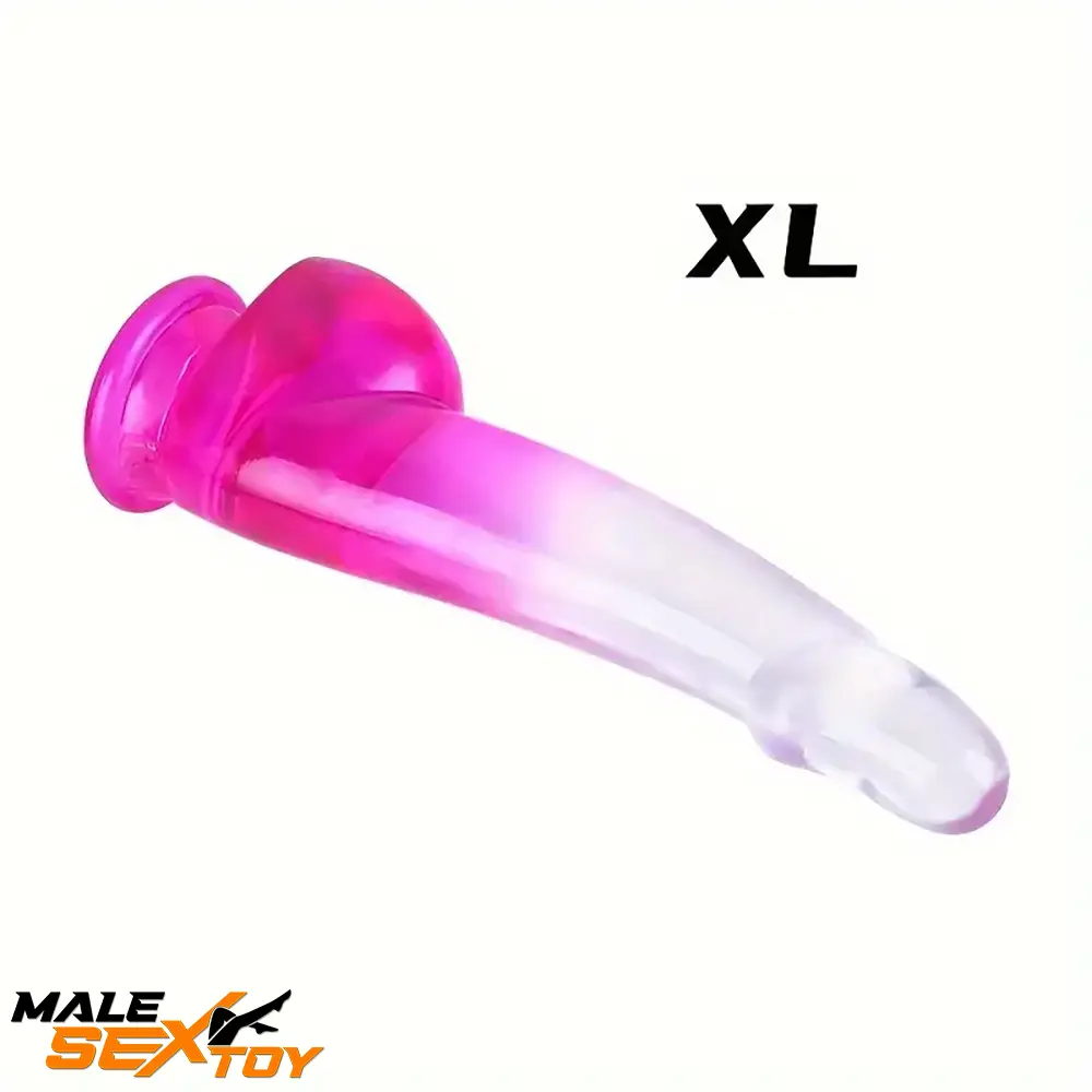 5.9in 6.88in 8.26in 9.84in Real Dildo Penis Anal Expander For Female Male Sex Toy