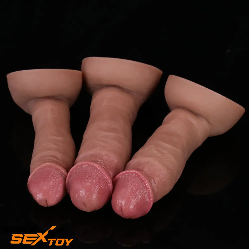 8.26in 8.66in 9.25in Real Silicone Soft Dildo For Women Masturbation Male Sex Toy