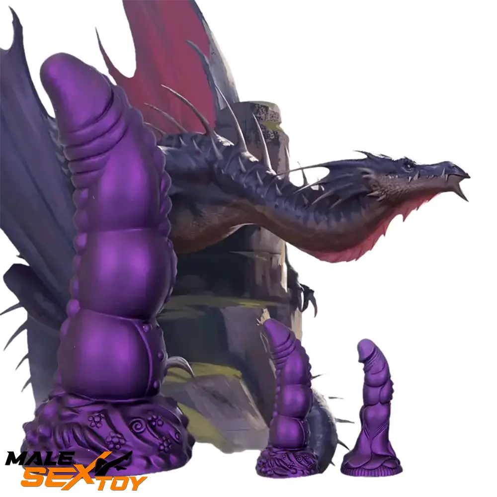 7.87in 8.1in 9.25in Animal Dragon Monster Silicone Dildo For Clit Sex Male Sex Toy