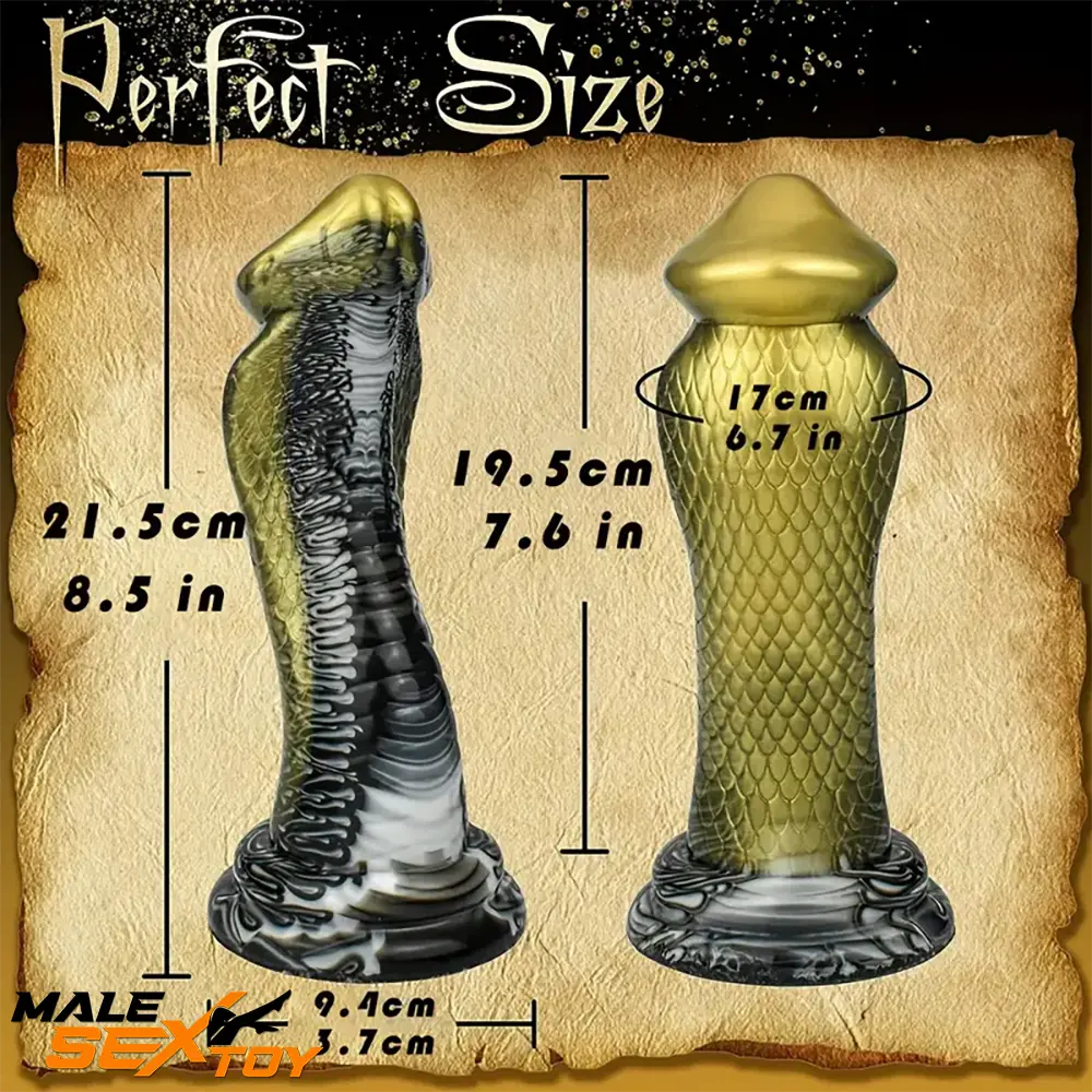 8.5in Big Silicone Soft Monster Animal Snake Dildo For Women Toy Male Sex Toy