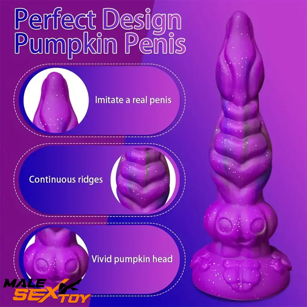 9.4in Soft Liquid Silicone Big Alien Dildo For Clit Orgasm Masturbation Male Sex Toy