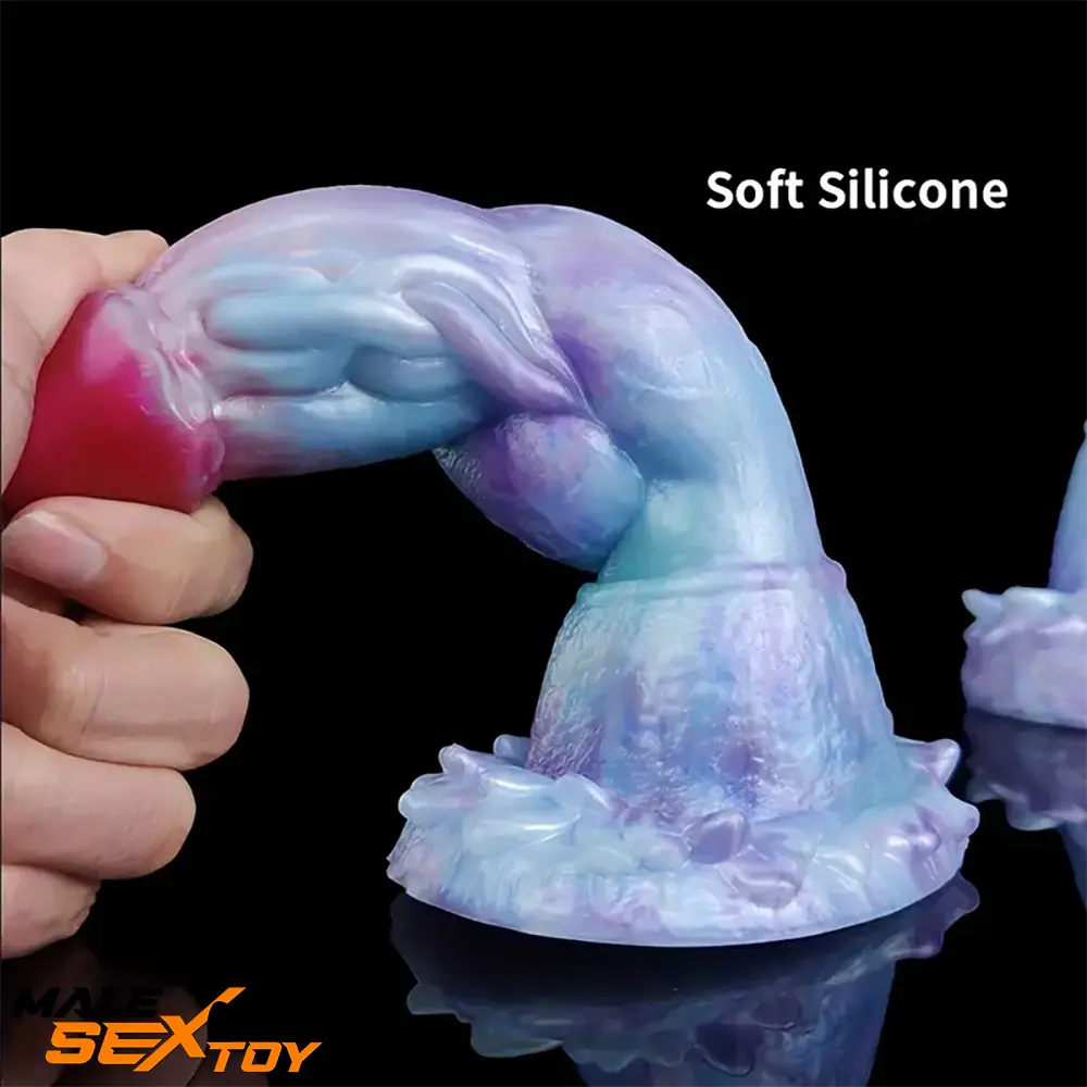 5.7in 7.79in 9.96in Dragon Soft Silicone Monster knot Extreme Dildo Male Sex Toy
