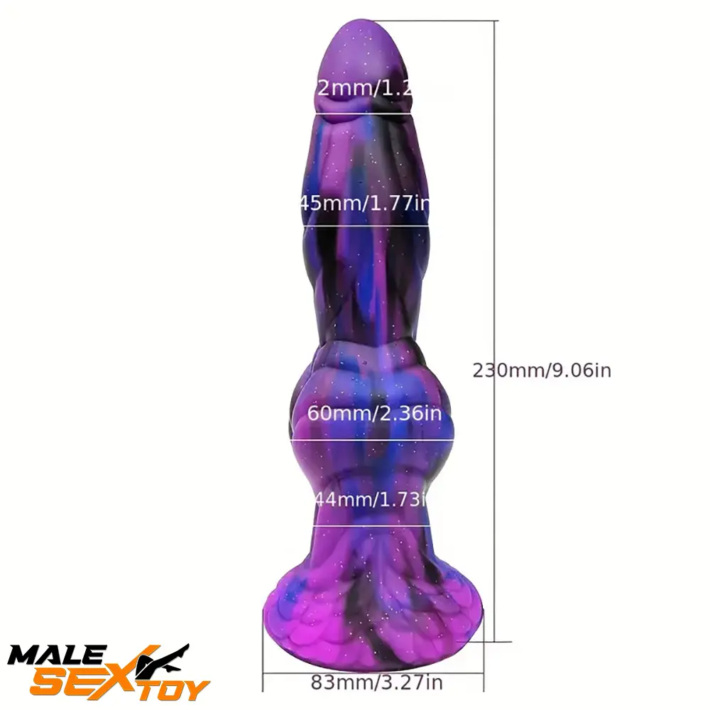 9.06in Liquid Silicone Monster Big Dildo For Males Females Sex Love Male Sex Toy