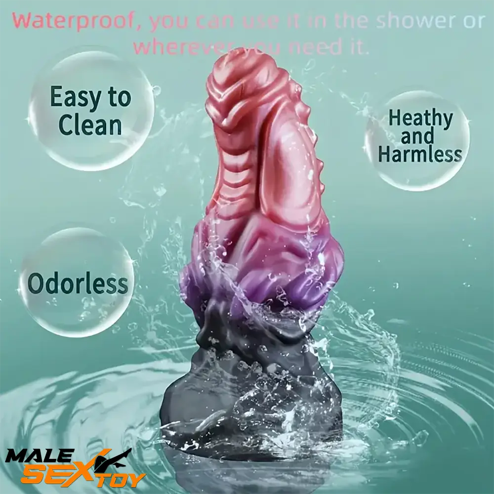 6.69in 8.66in Silicone Flexible Fantasy Dildo For BDSM Sex Love Toy Male Sex Toy