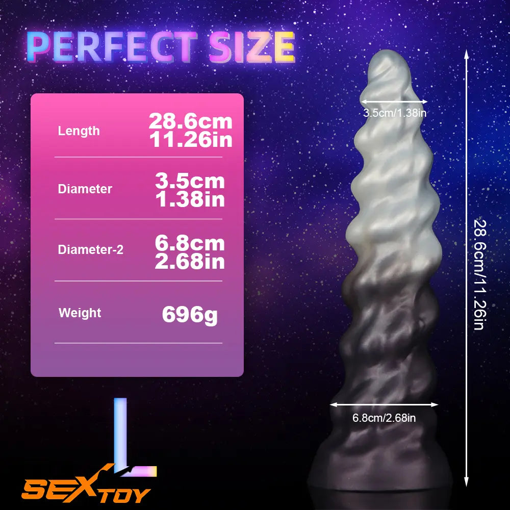 7.09in 9.05in 11.26in Silicone Fantasy Real Soft Cock Dildo For Anal Sex Male Sex Toy
