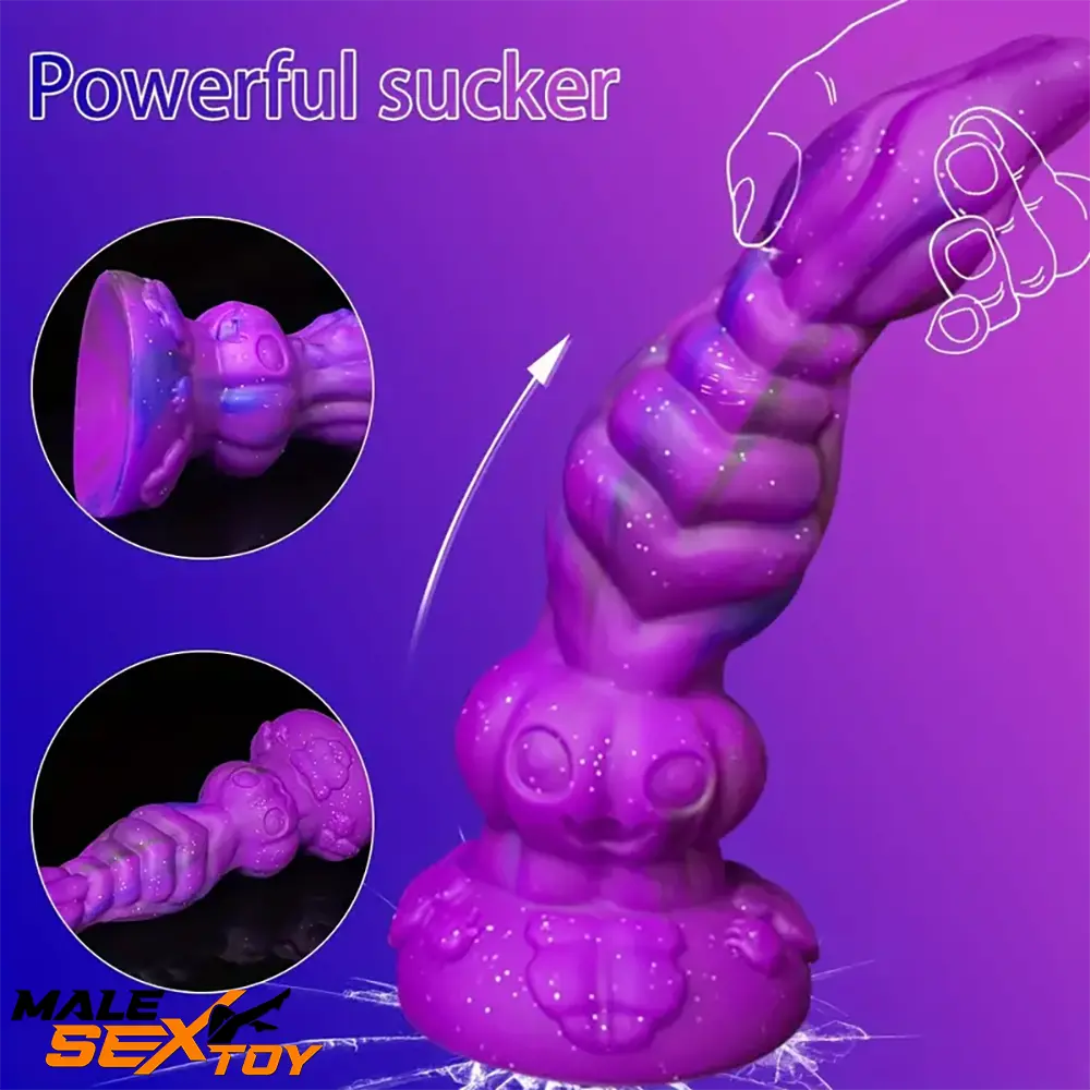 9.4in Soft Liquid Silicone Big Alien Dildo For Clit Orgasm Masturbation Male Sex Toy