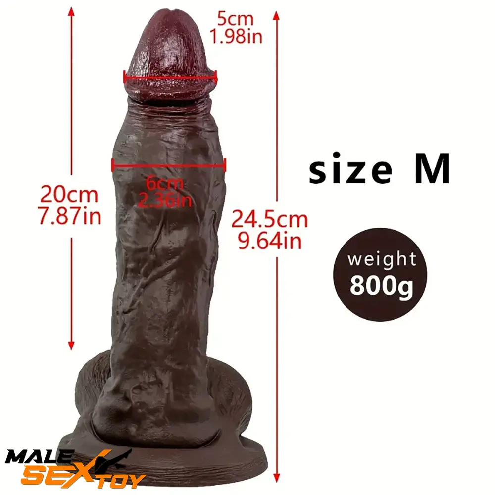 6.88in 9.64in 11.22in Realistic Big G-Spot Silicone Dildo Sex Toy Male Sex Toy