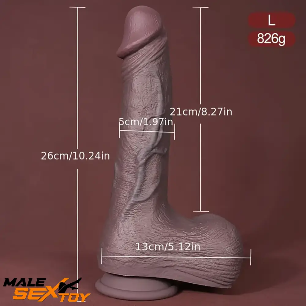 6.1in 7.87in 10.24in Realistic Liquid Silicone Soft Dildo For Gay Women Male Sex Toy