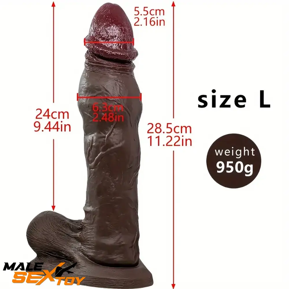 6.88in 9.64in 11.22in Realistic Big G-Spot Silicone Dildo Sex Toy Male Sex Toy