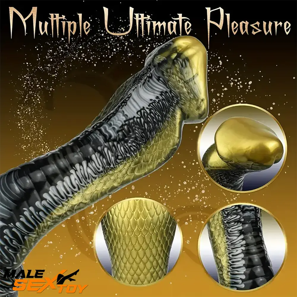 8.5in Big Silicone Soft Monster Animal Snake Dildo For Women Toy Male Sex Toy