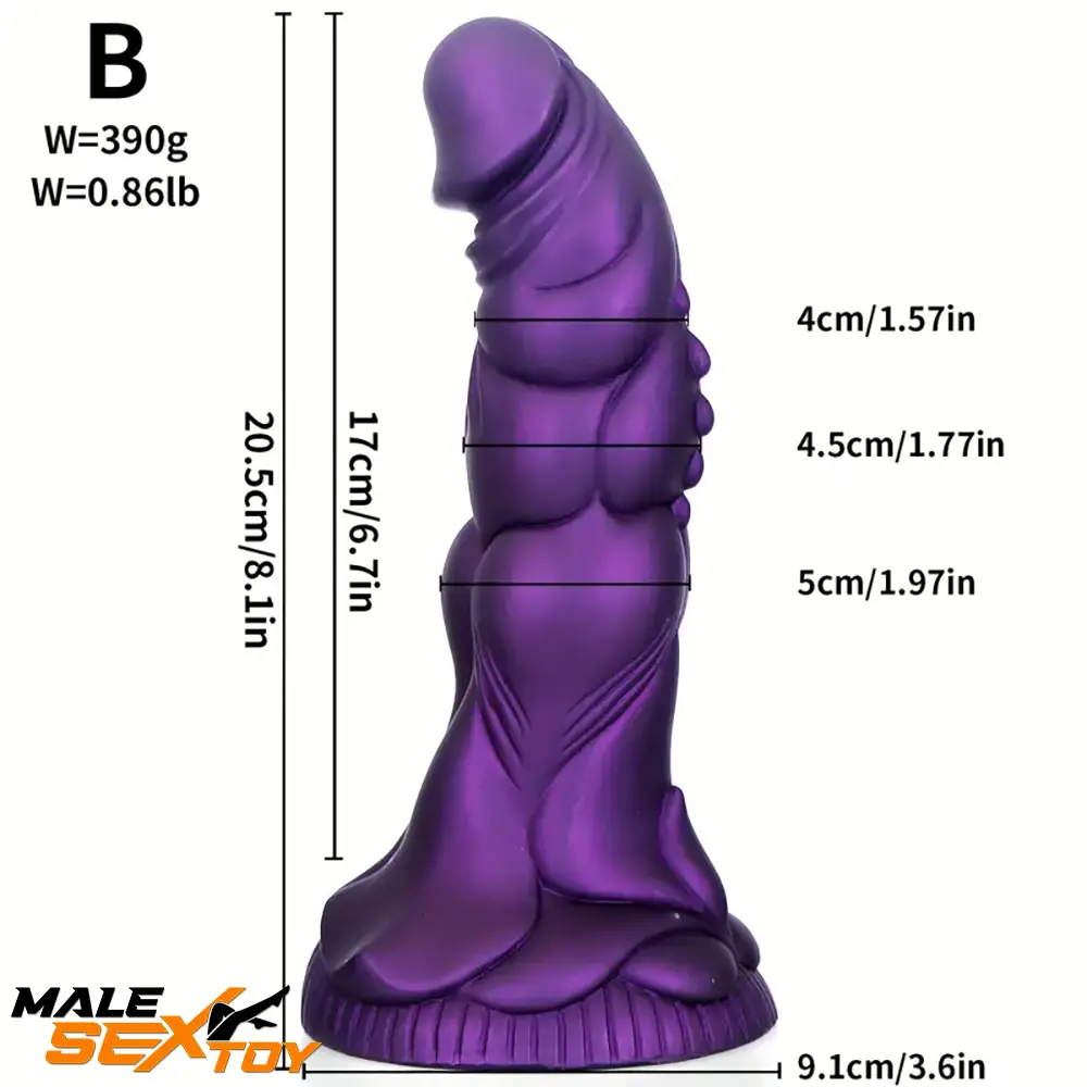 7.87in 8.1in 9.25in Animal Dragon Monster Silicone Dildo For Clit Sex Male Sex Toy